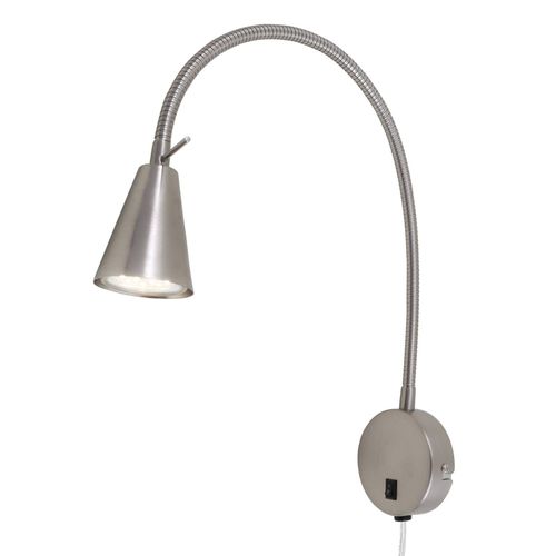 Applique Led 2082 Avec Élément Mural, Nickel