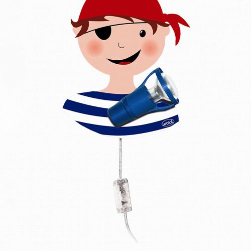 Applique Pirate Pour Enfants, Avec Interrupteur