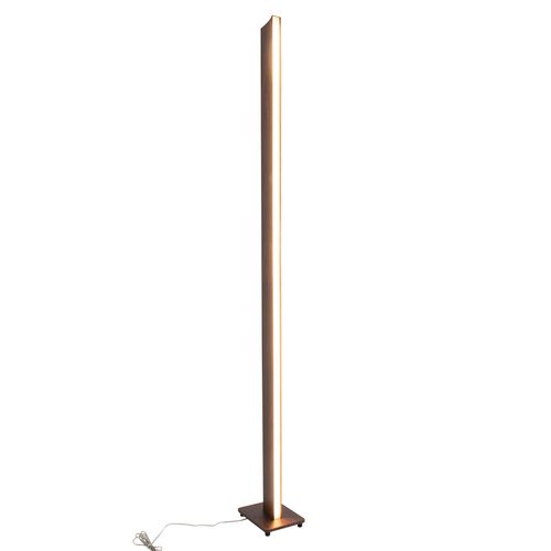 Lampadaire Led Madera Aspect Bois, Dimmable