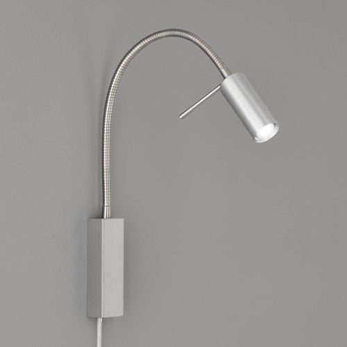 Applique Led River, Bras Flex, Métal Lisse