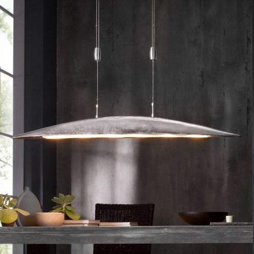 Suspension Led Colmar, Longueur 140 Cm, Nickel
