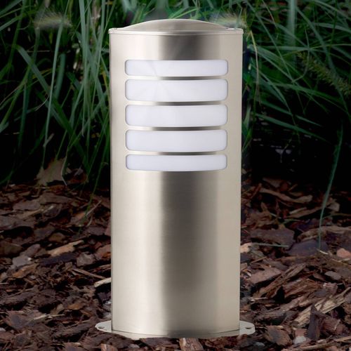 Todd - Une Borne Lumineuse Ovale En Inox