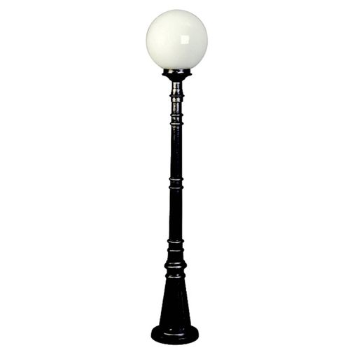 Borne Lumineuse Décorative Noir Argenté 161