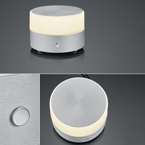 Bankamp Button Lampe À Poser Led Hauteur 11 Cm Alu