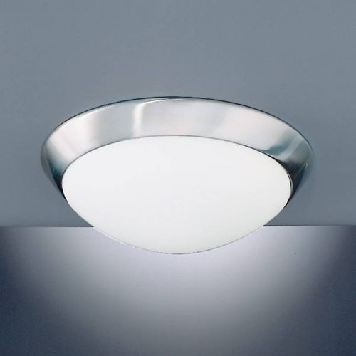 Magnifique Plafonnier Katrin Ip44 Nickel Mat