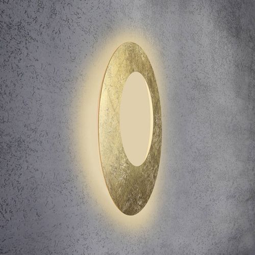 Escale Blade Open Applique Led Feuille D'or Ø 79cm