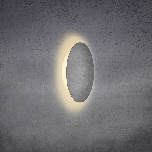 Escale Blade Applique Led, Aspect Béton, Ø 24 Cm