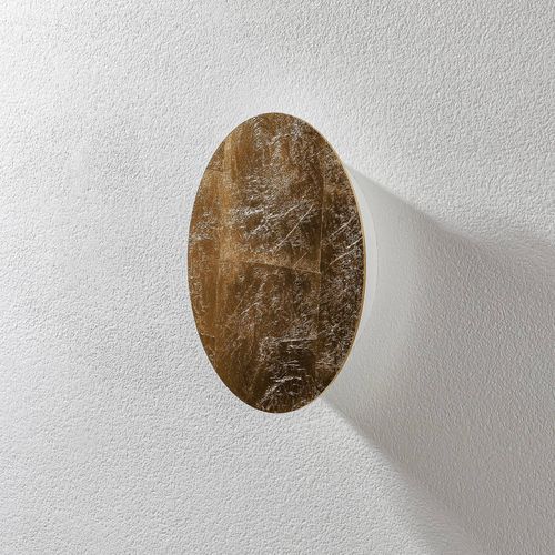 Escale Blade Applique Led, Feuille DOr, Ø 24 Cm