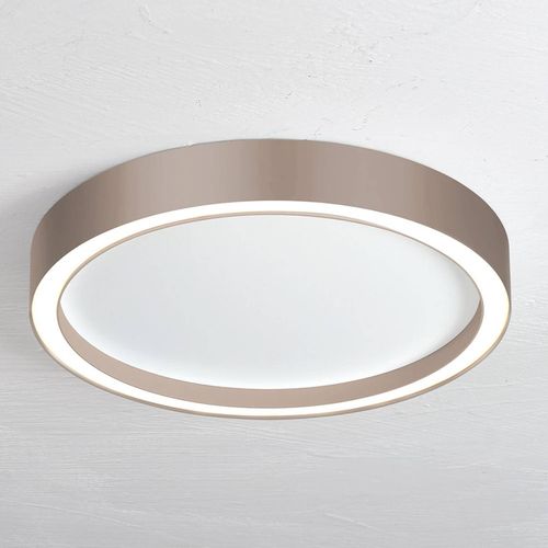 Bopp Aura Plafonnier Led Ø 55 Cm Blanc/Taupe