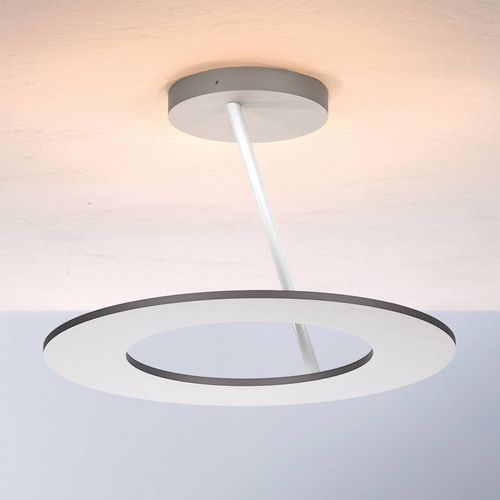 Bopp Stella Plafonnier 1 Anneau Ø 30 Cm Alu/Blanc