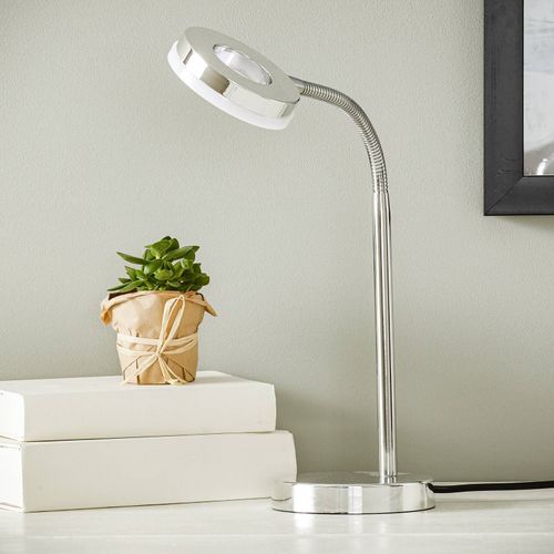 Lampe À Poser Led Chromée Rennes