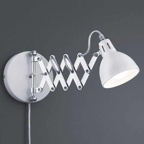 Applique Murale Scissor Avec Abat-Jour Blanc Mat