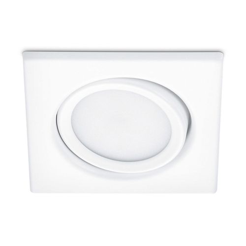 Spot Encastré Led Rila Inclinable En Blanc