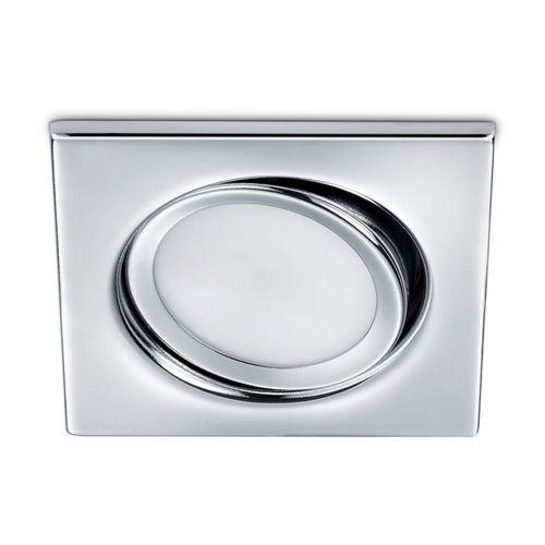 Spot Encastré Led Rila Inclinable En Chromé