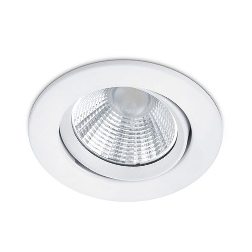 Spot Encastré Led Pamir Rond En Blanc Mat