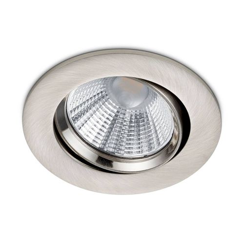 Spot Encastré Led Pamir Rond En Nickel Mat