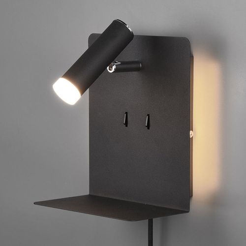 Applique Led Element Avec Surface Noir Mat