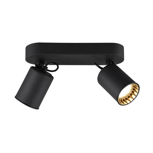 Spot Pour Plafond Pago À 2 Lampes, Noir