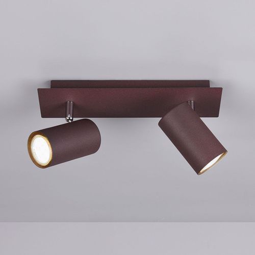 Spot Pour Plafond Marley, Rouille, 2 Lampes