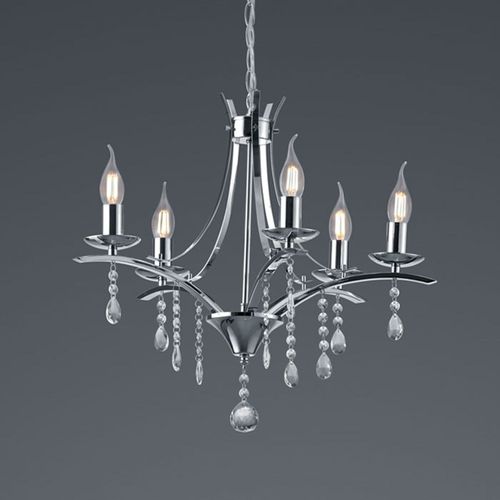 Applique Lucerna Avec Pendentif En Verre, 5 Lampes