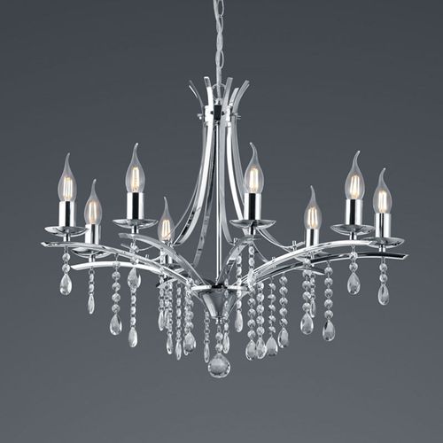 Applique Lucerna Avec Pendentif En Verre, 8 Lampes