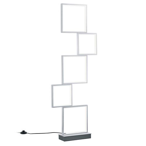 Lampadaire Led Sorrento, Aluminium Brossé