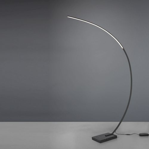 Lampadaire Arqué Led Bangkok, Noir Mat