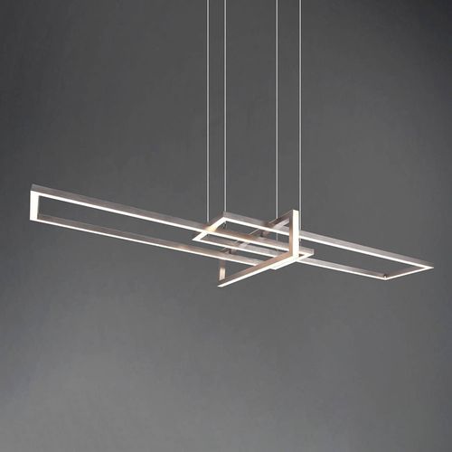Suspension Led Salinas 3 000 K, Nickel Mat