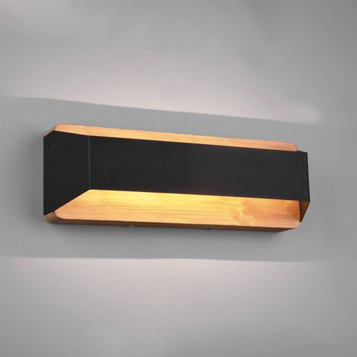 Applique Led Arino, Noire, Largeur 35,2 Cm