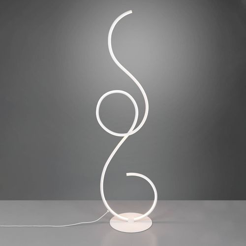 Lampadaire Led Jive Avec Variateur, Blanc Mat