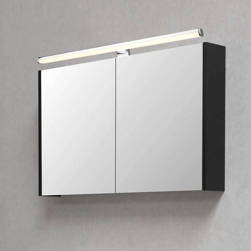 Applique Led Lino, Chromée/Blanche