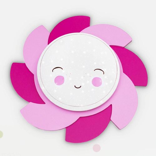 Applique Led Soleil Starlight Smile, Rose