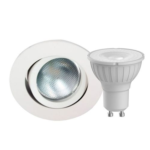 Megaman Decoclicset Spot Enc. Led Gu10 5 W Blanc