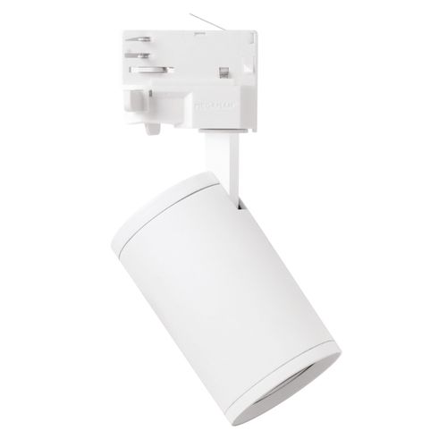 Spot Mora Gu10 Pour Rail Triphasé Blanc