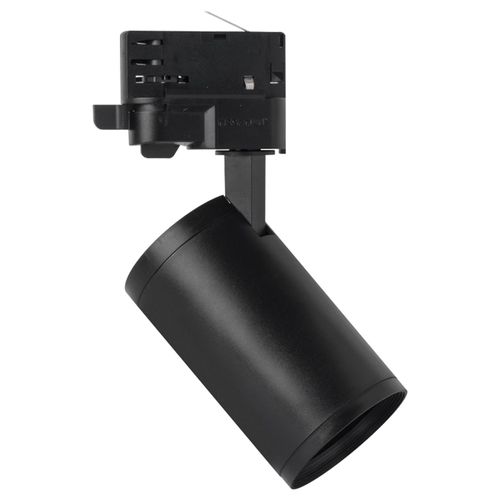 Spot Mora Gu10 Pour Rail Triphasé Noir