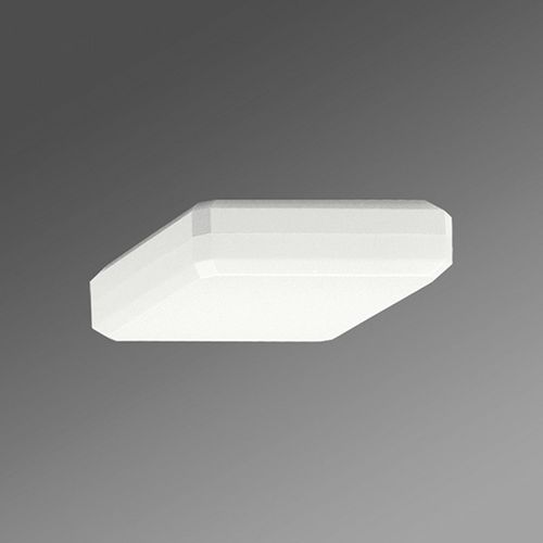 Plafonnier En Saillie Carré Wql Diffuseur Opale Bn