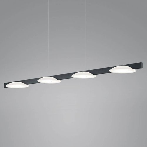 Helestra Pole Suspension Led À 4 Lampes Noire