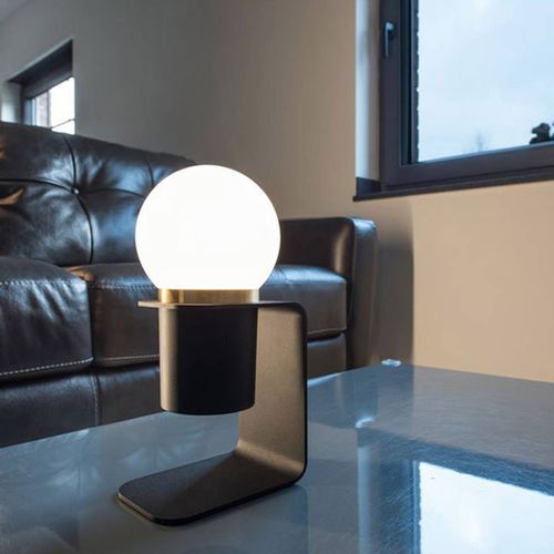 Slv Tonila Lampe À Poser Led Noire/Laiton