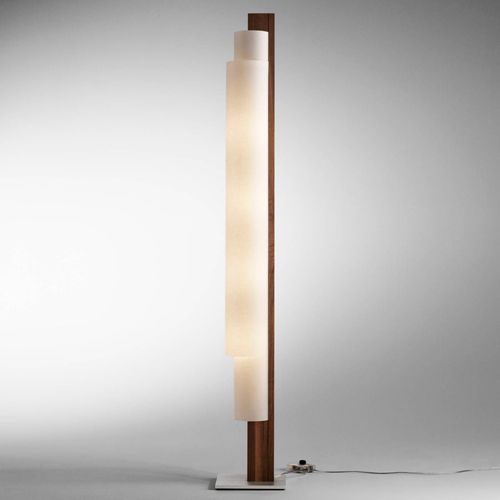 Lampadaire Stele En Noyer