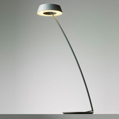 Oligo Glance Lampe À Poser Led Arquée Grise Mate