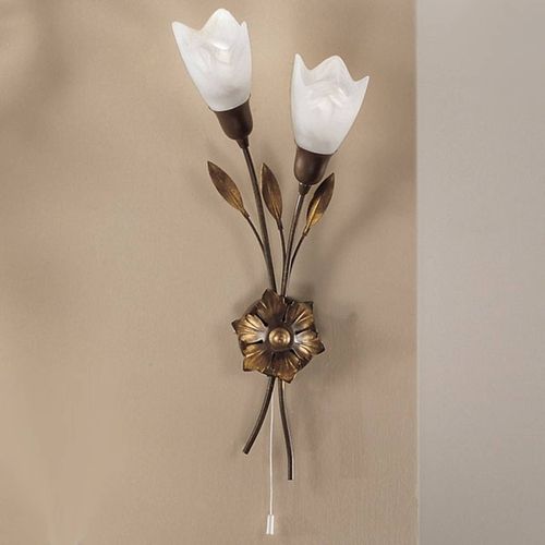 Applique Campana Longue Fleur À Gauche