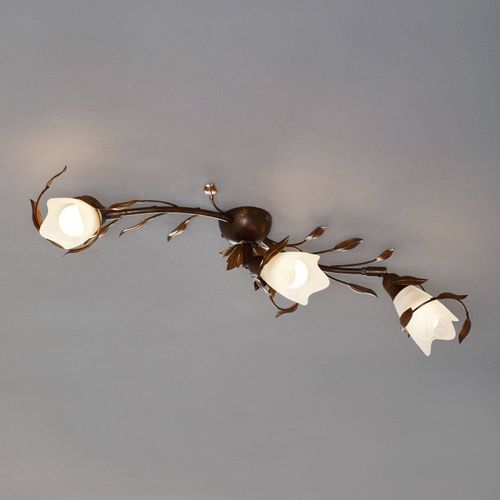 Plafonnier Campana Floral À 3 Lampes