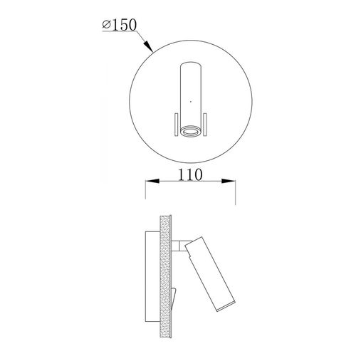 Applique Murale Led Brahe Iv, Blanche