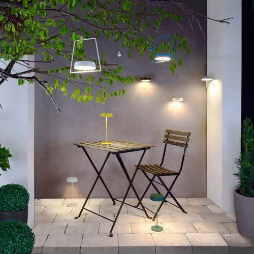 Lampe À Poser Led Miram Batterie, Dimmable, Jaune