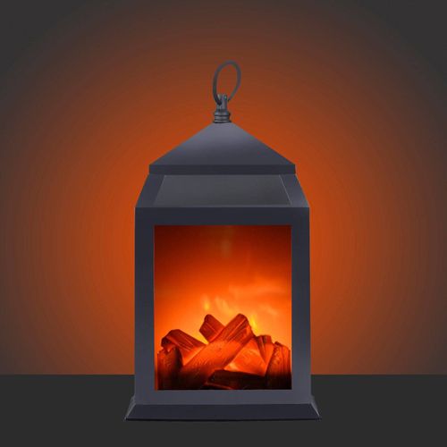 Lampe Déco Led Chimney, Portable, Largeur 15,8 Cm