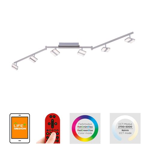 Plafonnier À Spots Led Lolasmart Sabi, 6 Lampes