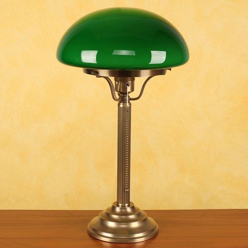 Lampe À Poser Hari En Laiton À Abat-Jour Vert