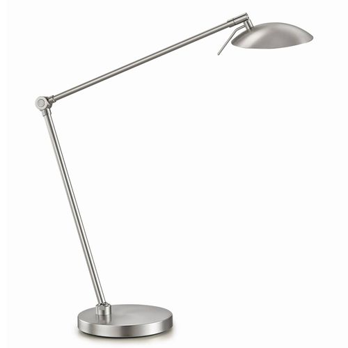 Lampe À Poser Led Beatrice Dimmable, Nickel Mat