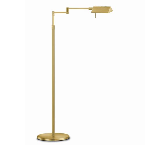 Lampadaire Led Réglable Danuta, Laiton Mat