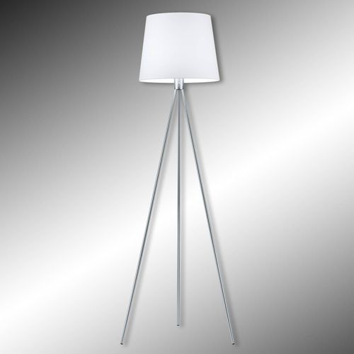 Lampadaire Pico, Trépied, Chromé